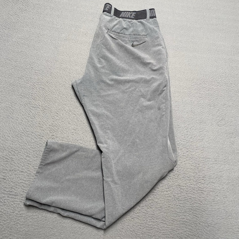 Nike Pants Mens 32x30 Gray Dri-FIT Golf Performance Stretch Khakis 891887-032